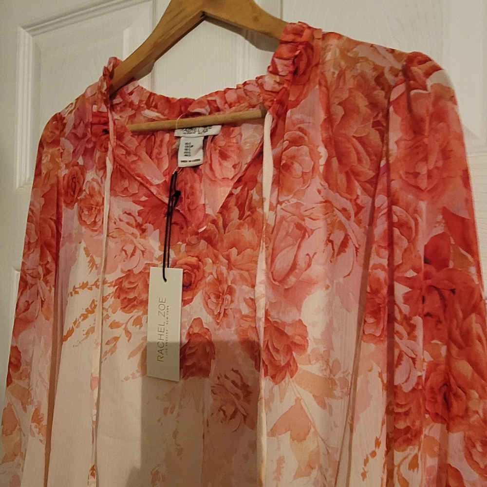 Rachel Zoe Floral blouse size S